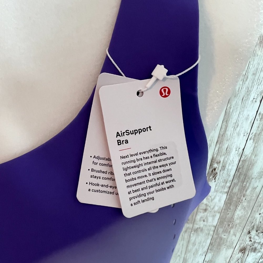Women's Purple Lululemon AirSupport Bra size 40D - Picture 4 of 7